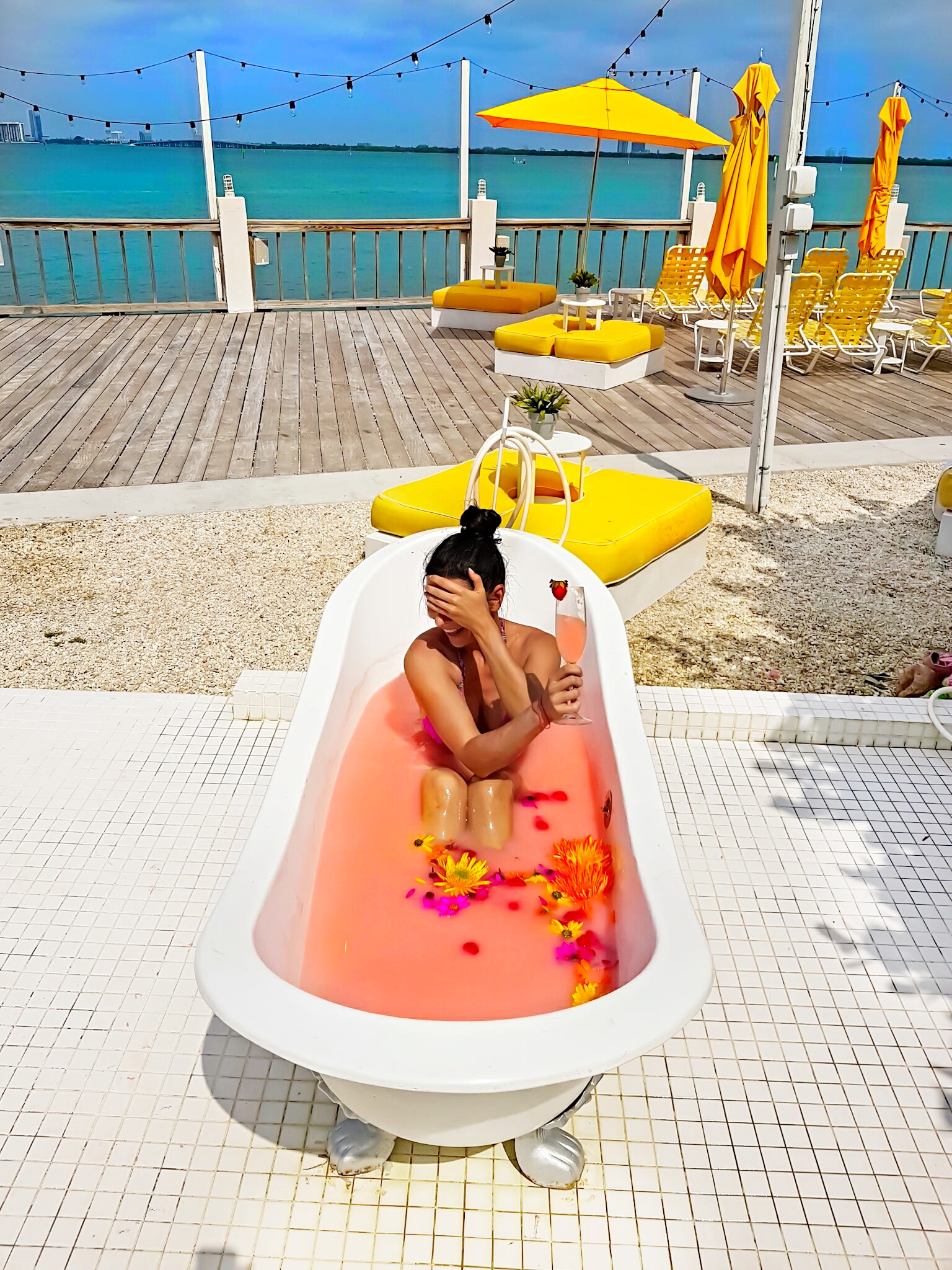 The standard spa mud lounge outdoor bathtub treatment hotel