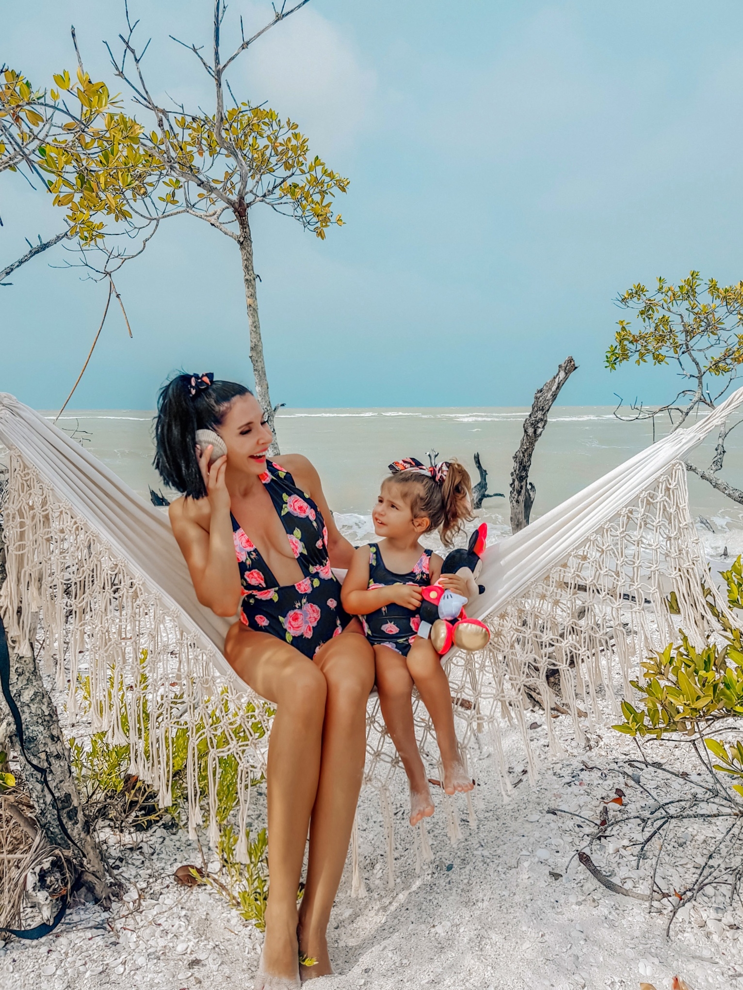 Mommy and me matching swimsuits